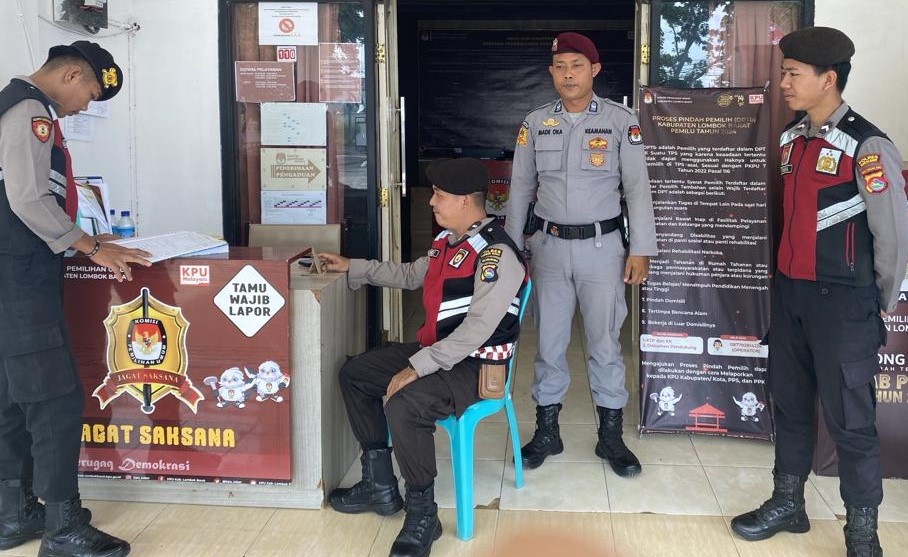 Polres Lombok Barat Tingkatkan Pengamanan Objek Vital Pemilu 2024